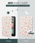 MoKo Case for 7" Kindle Paperwhite 12th Gen&Colorsoft 2024, Agave Green