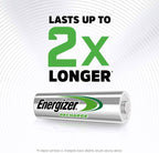 Energizer Recharge Universal Rechargeable AA Batteries (4 Pack) 1300 mAh