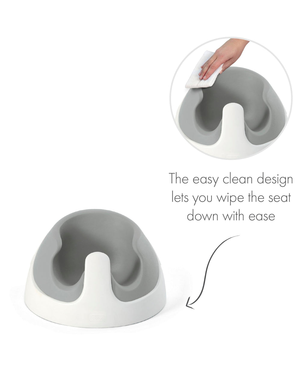 Mamas & Papas Baby Snug Floor Seat and Activity Tray - Clay