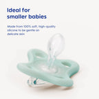MAM Comfort Dummies, 0-3M, 2 Pack, Orthodontic Design, Pink/Cream