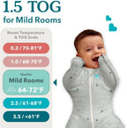 Love To Dream Swaddle Up, S 3.5-6kg, Olive Twigs, 1.5 Tog