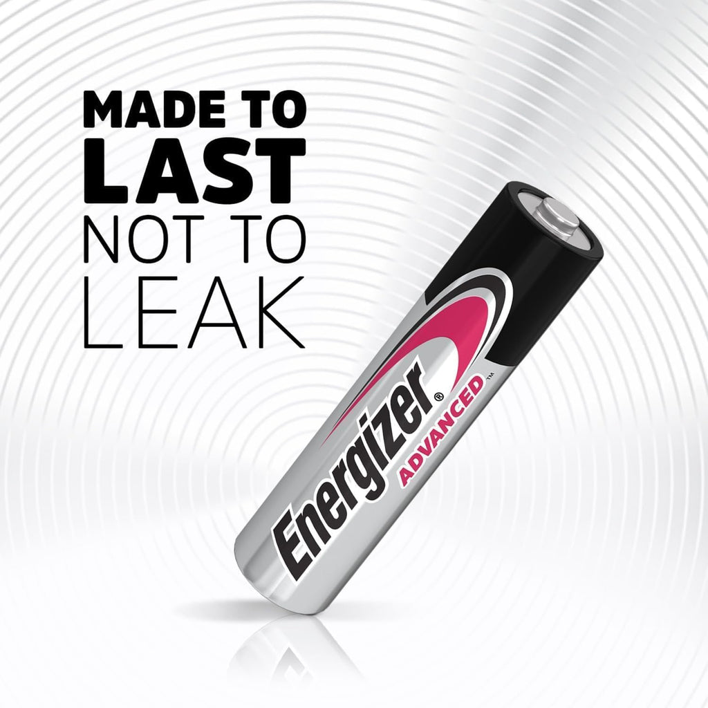 Energizer Advanced - AAA Batteries (12 Pack) Up To 100% Longer Lasting