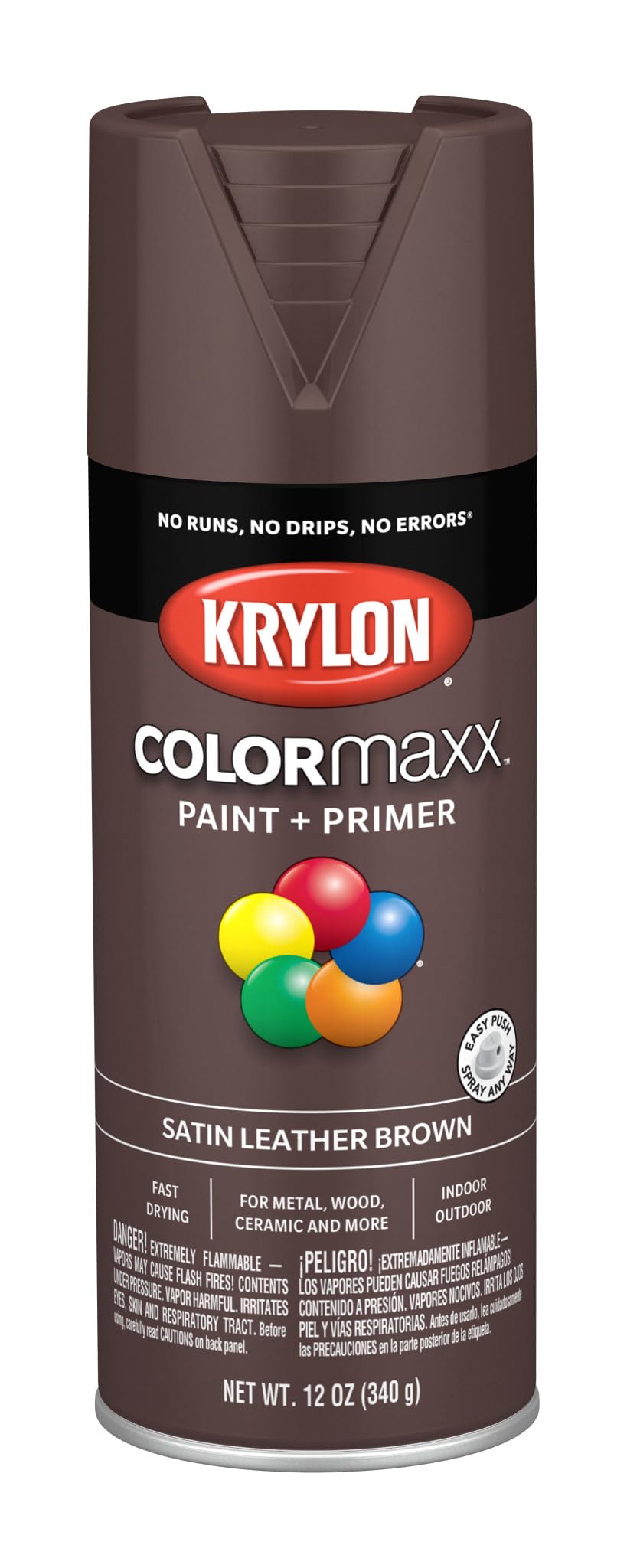 Krylon ColorMaxx 12 Oz. Gloss Spray Paint, Pumpkin Orange - 1 Each