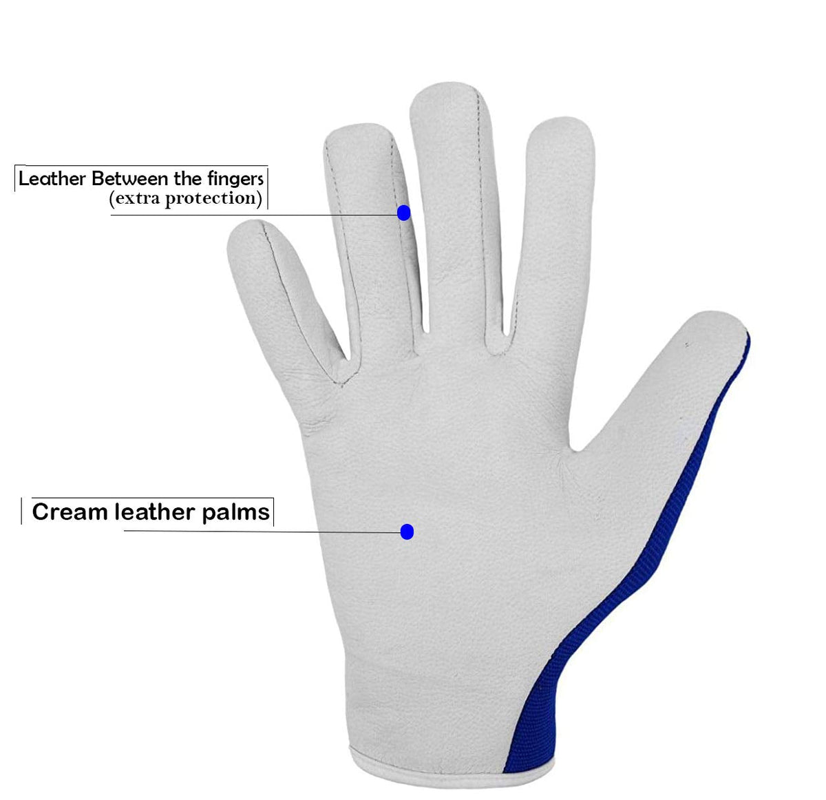 WESTWOOD FOX Ladies/Mens Leather Gardening Gloves Thorn Proof Rigger Garden work gloves, Safety Working Gloves, Premium Quality (Babypink, M)