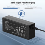 65W Laptop Charger Compatible with Microsoft Surface Pro Laptop Book Go