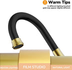 Matte Black Bathroom Faucet, Hurran 4 inch Centerset 2-Handle Lead-Free