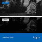 Tapo TP-Link C310 – Indoor Outdoor WiFi Surveillance Camera, 3MP Resolution, IP66 with Night Vision, Motion Detection and Instant Alarm, Control with iOS App, Android, Compatible with Alexa