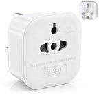 European to UK Plug Adapter US to UK Power Adaptor,US to UK Travel Adapter,13A 250V World Global Appliance Converter for the Visitor from USA, EU, Australia, Thailand, Canada, Japan,China.