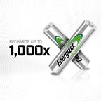Energizer Recharge Universal Rechargeable AA Batteries (4 Pack) 1300 mAh