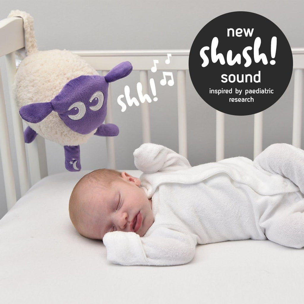 Sweet Dreamers, Rechargeable Ewan Deluxe, Beige | Baby & Infant Sleep Aid Gift | Cry Sensor & Nightlight | 10 Soothing White & Pink Noise Sounds | Continuous or Timer Playback | Machine Washable