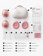 Momcozy M5 Smart Wearable Breast Pump, Double Pack, Gray