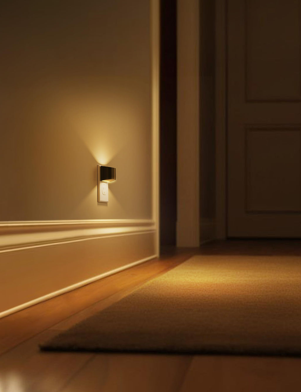 L LOHAS LED Night Lights Plug into Wall, Dimmable Night Light 2 Pack