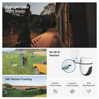 Tapo TC46 4K 8MP Pan/Tilt Outdoor Security Camera CCTV Camera