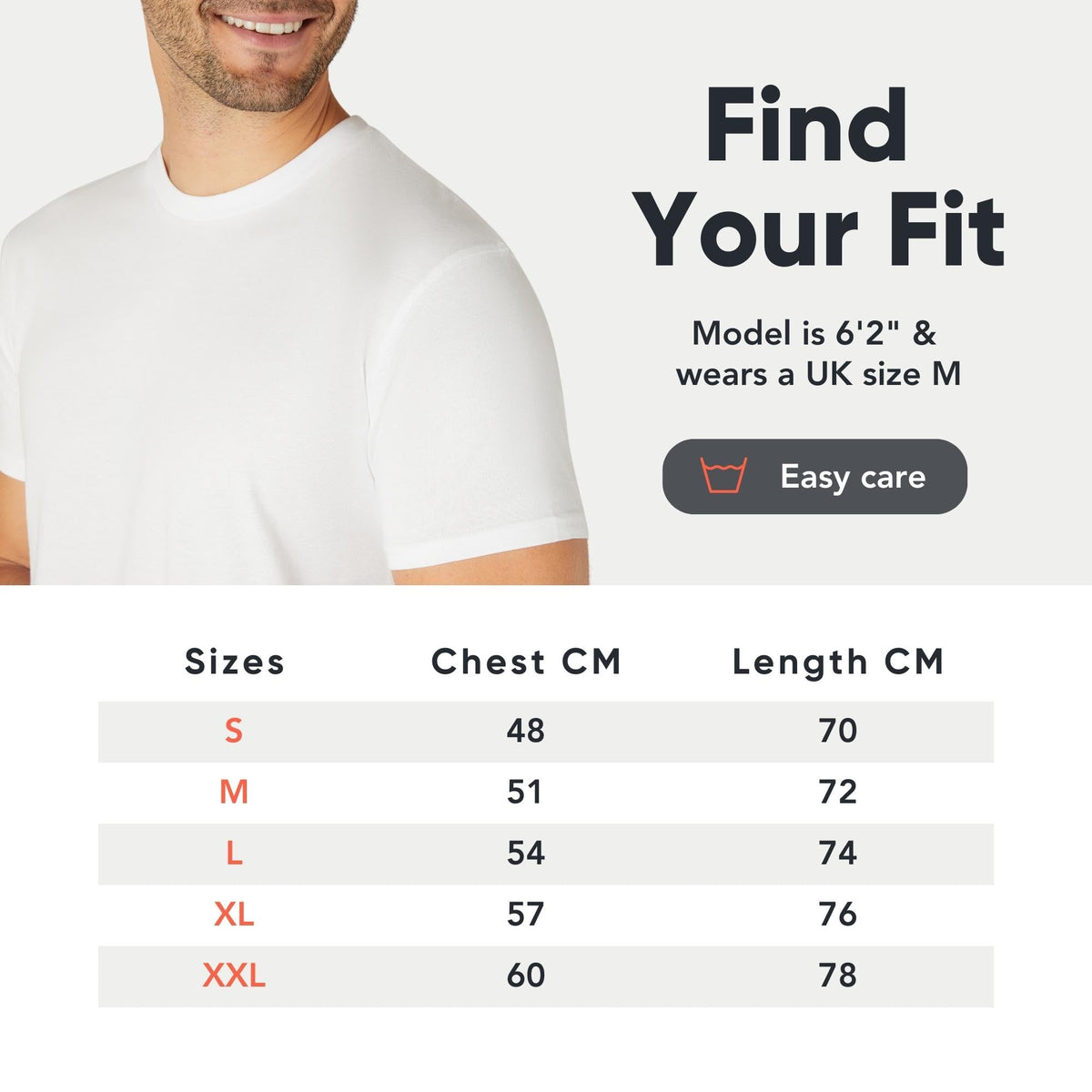 FM London 3/5 Pack Mens T Shirt, Premium Weight, 100% Cotton & Super Soft