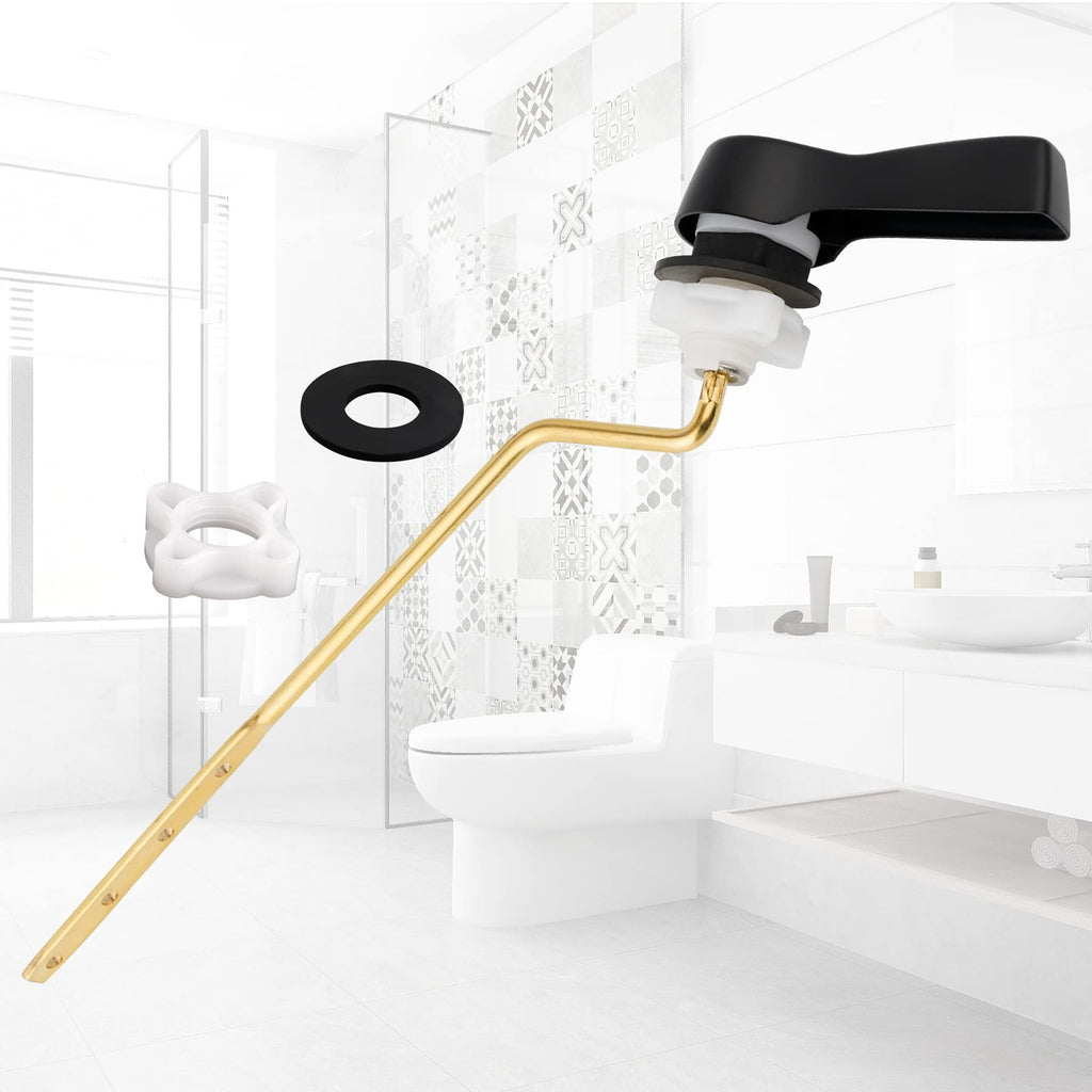 Hibbent Universal Metal Front Mount Toilet Handle Replacement Kit