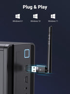 UGREEN Bluetooth 5.4 Adapter, USB Bluetooth Dongle for PC, Plug & Play