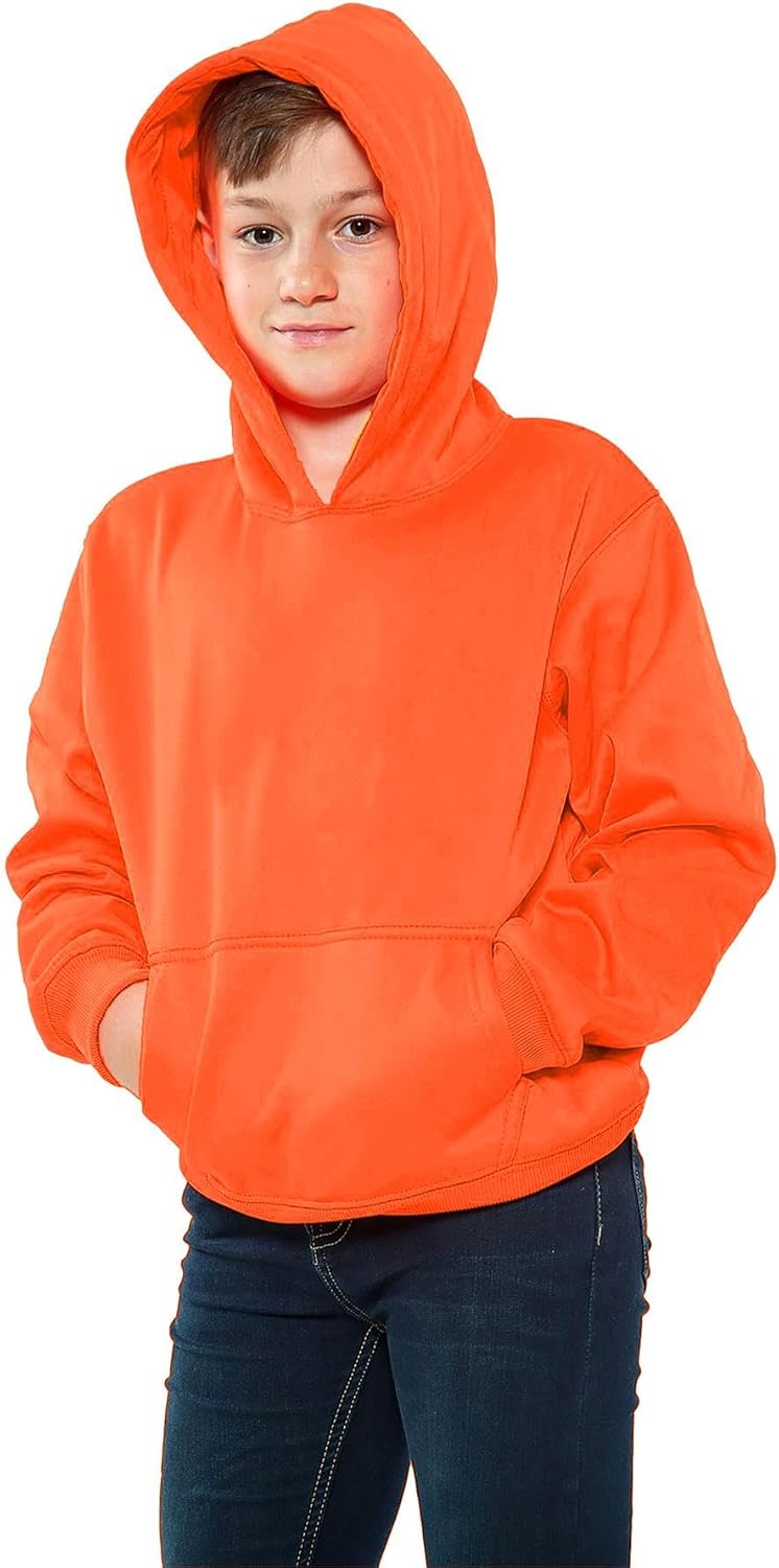A2Z 4 Kids Girls Boys Plain Sweatshirt Tie Dye Pullover Shirt Fleece Hooded Jumper PE School Warm Coats Long Sleeve Top New Casual Fashion for Childrens Unisex Age 2-13 Years