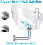 Aluvor Shower Drain Hair Catcher Bathtub Drain Cover Sink Drain Protector