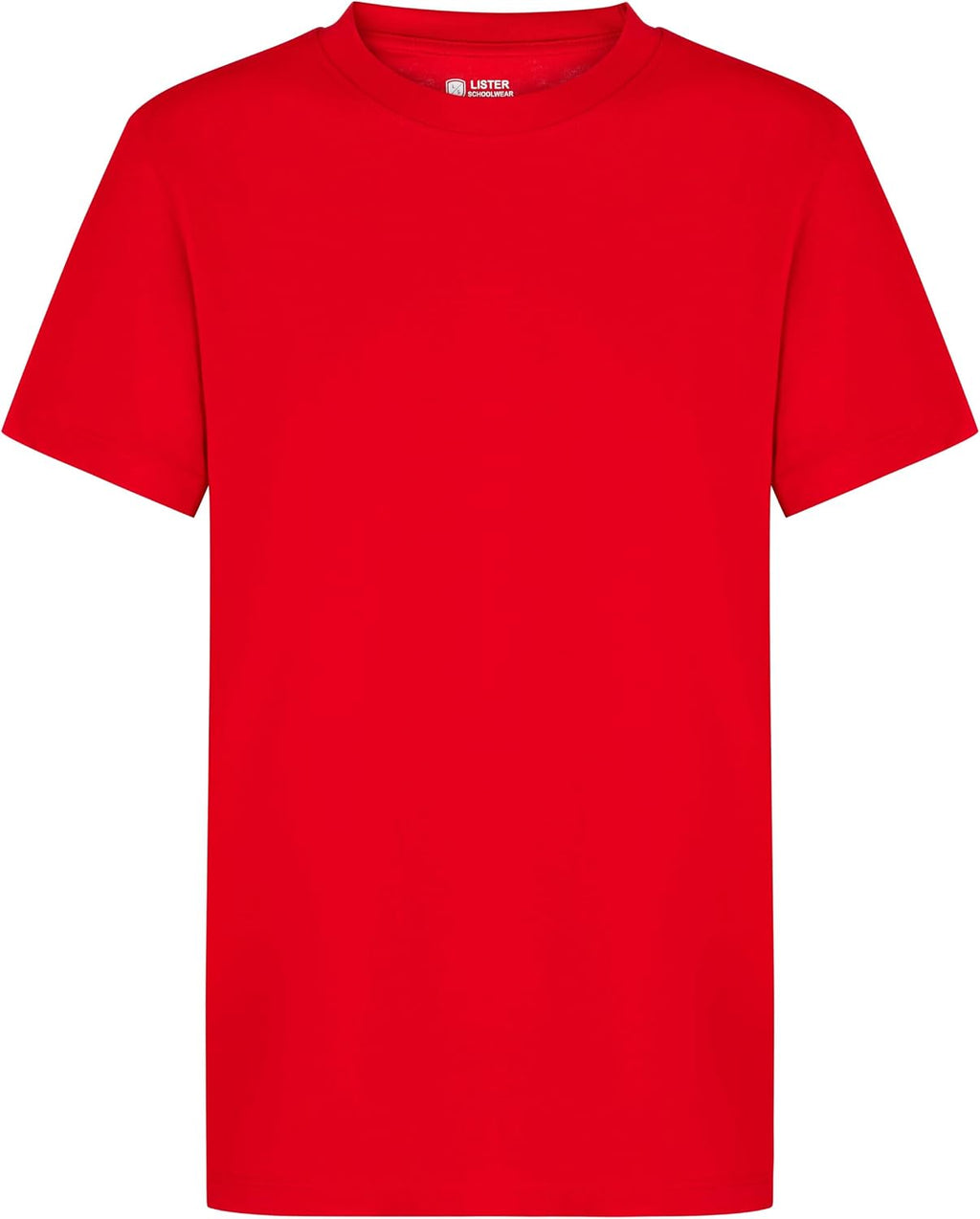 Plain Virgin T-Shirt for Children from 1 to 15 Years, 100% Cotton, Spun, Soft, Unisex, School Uniform P.E. Gym