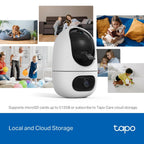 Tapo C210 2K 3MP Pan/Tilt Indoor Security Camera Pet Camera House Security