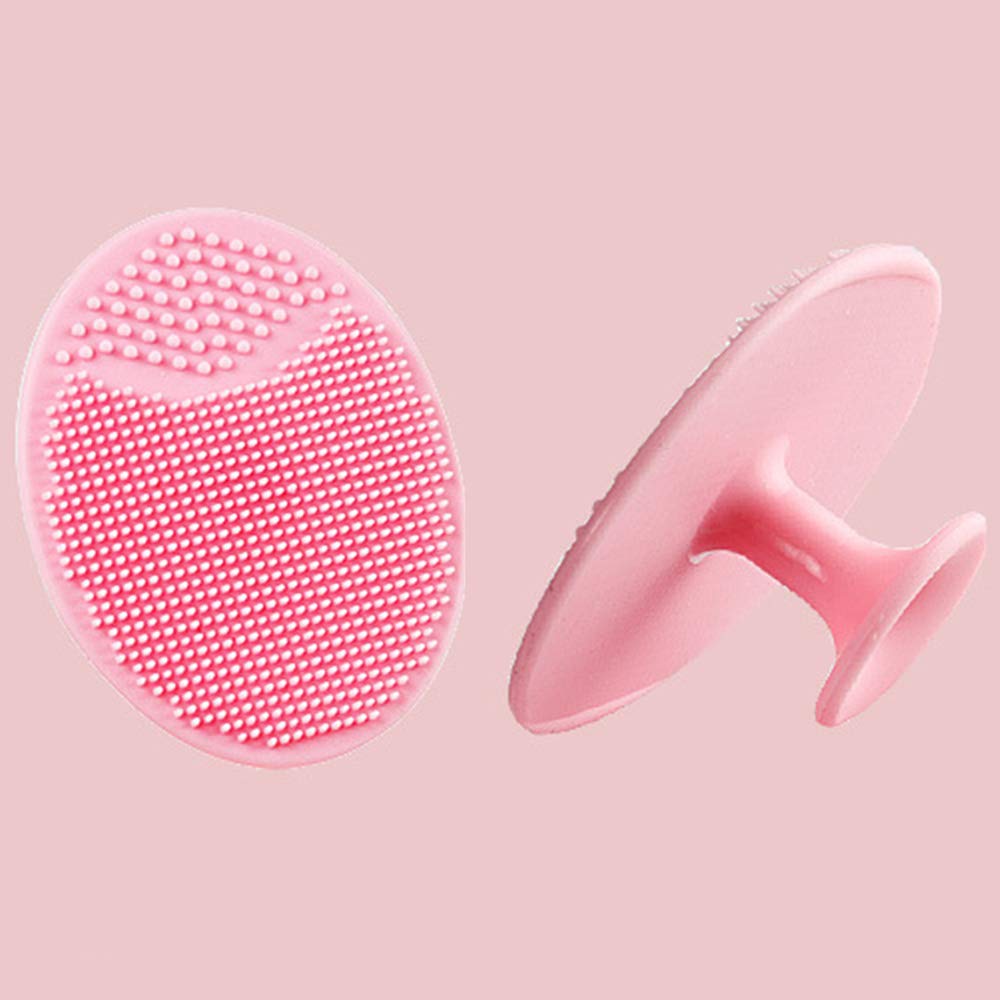 Baby Bath Brush, Baby Cradle Cap Brush, Silicone Massage Brush, Silicone Scrubbers Exfoliator Brush, Baby Skin Scrubbers Essential for Dry Skin, Cradle Cap and Eczema 2 Pack (Small-Blue&Green)