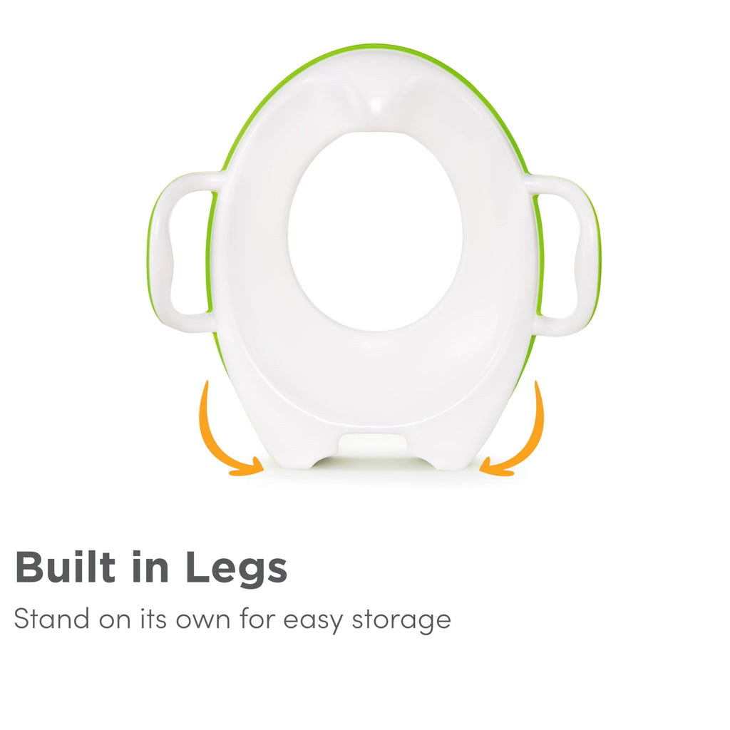 Munchkin Sturdy Potty Seat | Potty Training Toilet Seat with Handles and Legs | Ideal for Toddler and Children | Grey