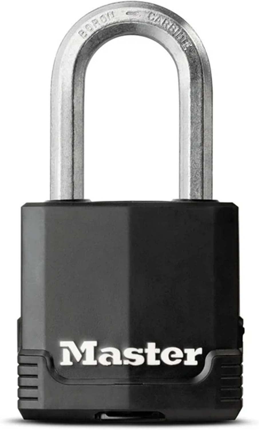 Master Lock Magnum Outdoor Padlock, Heavy Duty Keyed Lock M115XDLF, Black