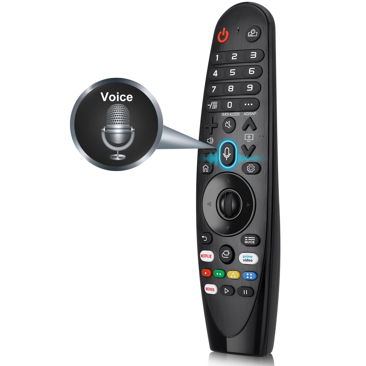 for JVC-TV-Remote-Control, Universal Replacement RM-C3338 for JVC Smart TV