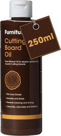 Chopping Board Oil - Premium Food Grade Mineral Oil to Protect and Restore Wood Cutting Boards, Butcher Blocks, Countertops - 250ml