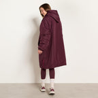 OHS Adults Drying Robe, Gifts for Women Outdoor Water-Resistant Changing Robe Womens Jacket Comfy Sherpa Privacy Robes for Women Men, Stay Dry Swimming Camping Drying Robes - S/M, L/XL