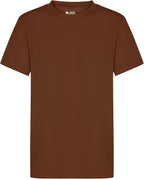 Plain Virgin T-Shirt for Children from 1 to 15 Years, 100% Cotton, Spun, Soft, Unisex, School Uniform P.E. Gym