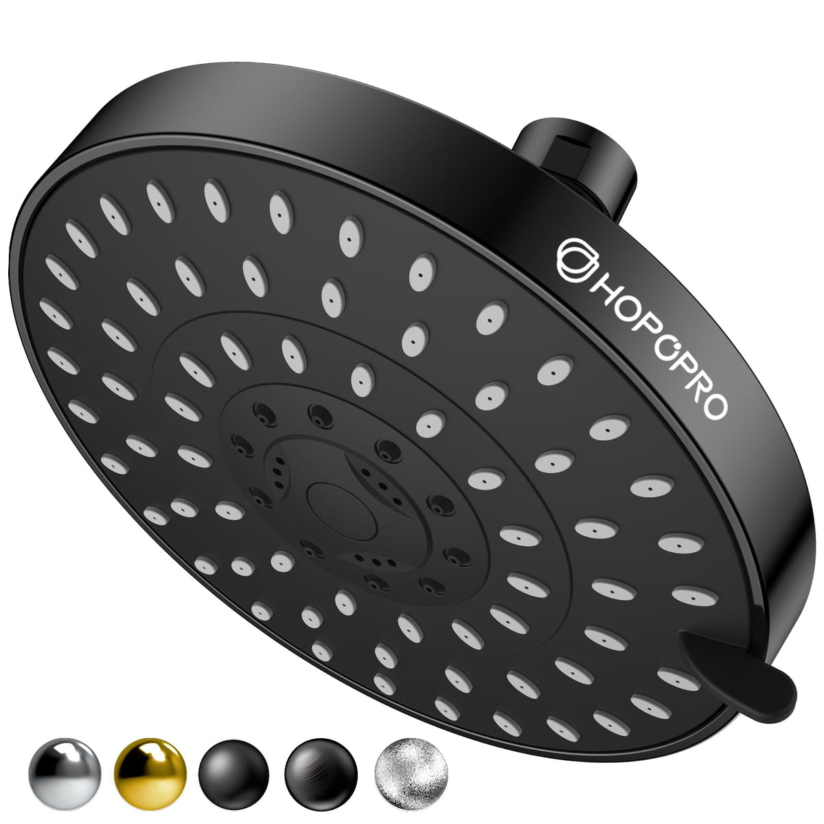 High Pressure Shower Head, HOPOPRO 5-Mode Fixed Showerhead, NBC Recommended