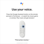 Google TV Streamer (4K) - Fast Streaming Entertainment With Voice Search Remote - Watch Movies, Shows, Live TV and Netflix in 4K HDR - Smart Home Control - 32 GB Storage - Porcelain