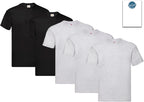 Fruit of the Loom Men's T-Shirt Iconic Tee, Lightweight Ringspun Tee, 5 Pack