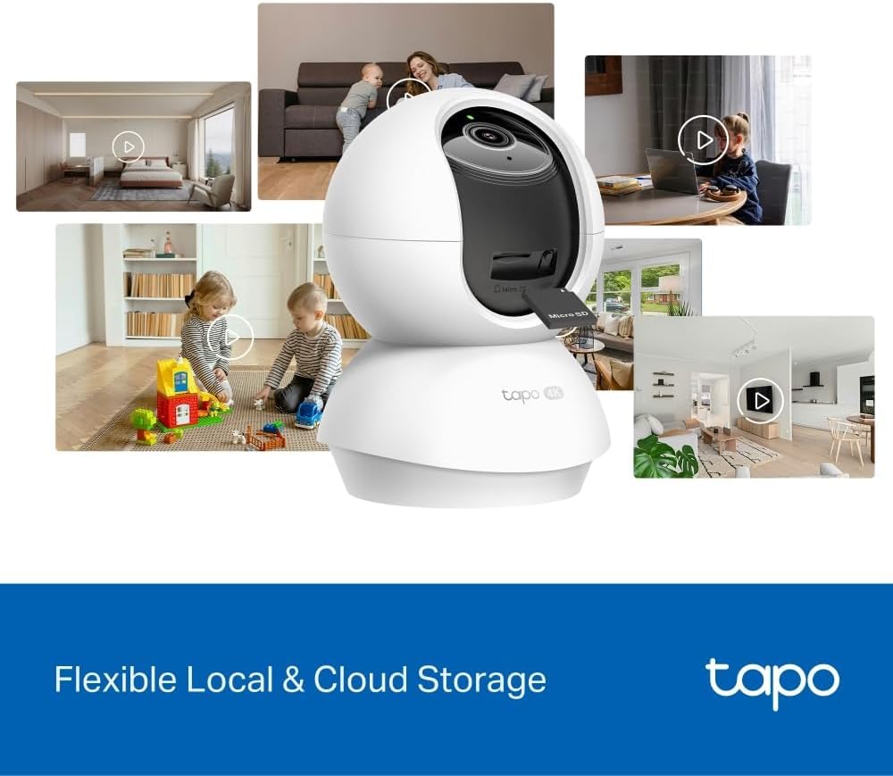 Tapo C201 Full HD Pan/Tilt Indoor Security Camera Pet Camera House Security