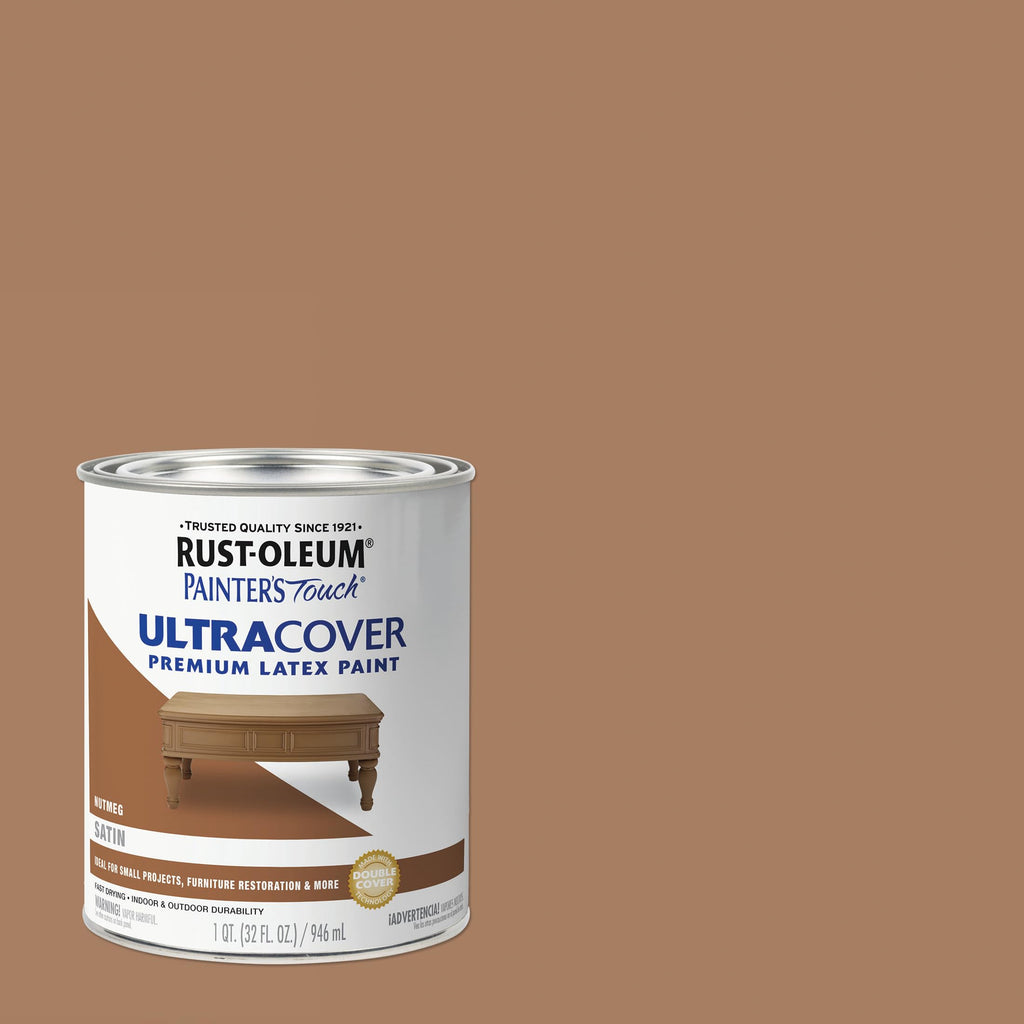 Rust-Oleum Painter's Touch Latex Brush-On Paint, Flat Black