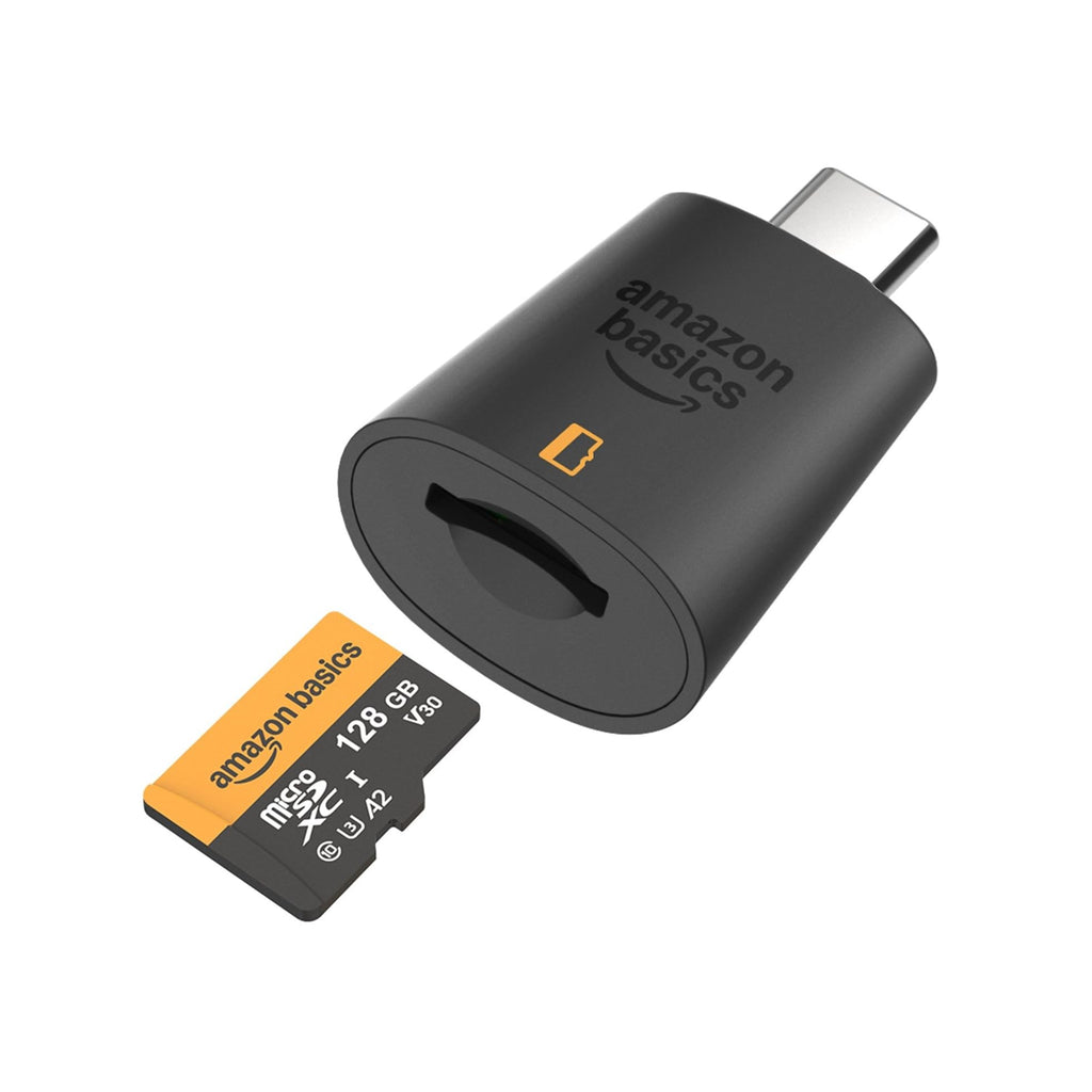 Amazon Basics microSDXC Memory Card, 64GB, A2, U3, 100MB/s Read Speed, Black, 2-Pack