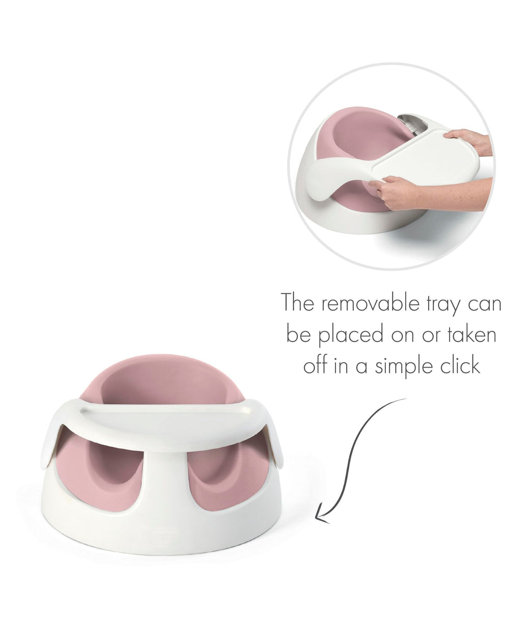Mamas & Papas Baby Snug Floor Seat and Activity Tray - Clay