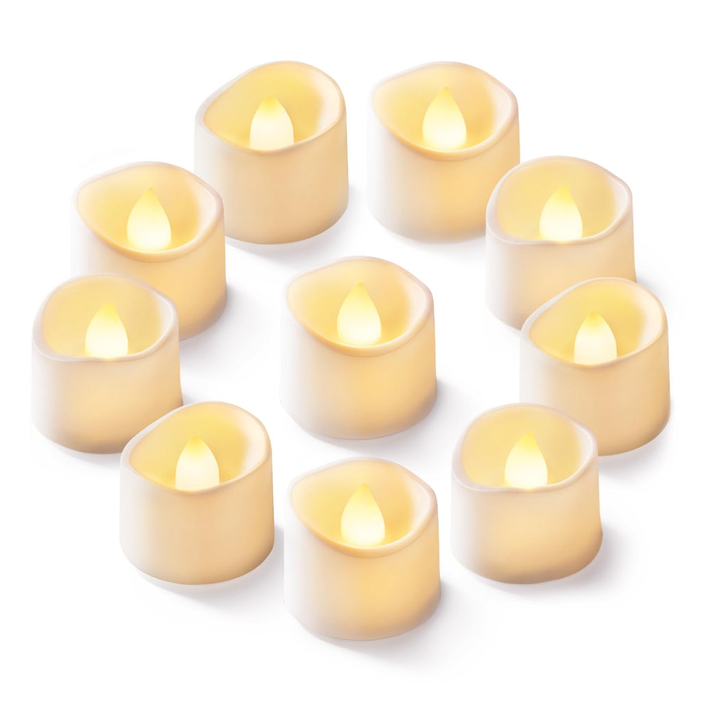 Homemory 24-Pack Flameless Tea Lights Candles Battery Operated, 200+ Hours