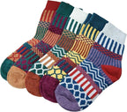 Ladies Socks Wool Thermal Fluffy Gifts For Women 5 Pairs