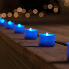 Homemory 24-Pack Flameless Tea Lights Candles Battery Operated, 200+ Hours
