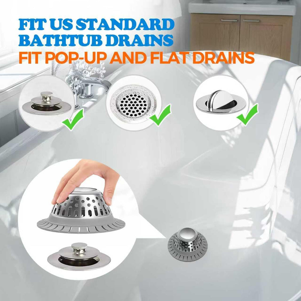 zaa Shower Drain Hair Catcher Bathtub Drain Strainer Sink Drain Protector