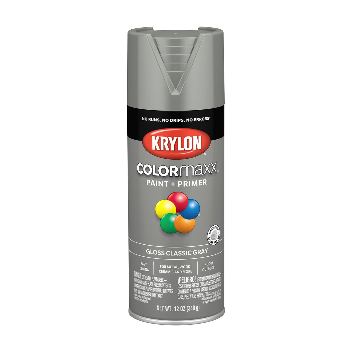 Krylon ColorMaxx 12 Oz. Gloss Spray Paint, Pumpkin Orange - 1 Each