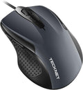 TECKNET USB Wired Mouse,6400 DPI Optical,6-Button Ergonomic Computer Mouse