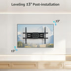 MOUNTUP TV Wall Bracket for Most 26-70 Inch LED, LCD, OLED Flat & Curved TV