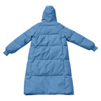 Winter Jacket Women Long With Hood, Plus Size Puffer Jackets For Women Uk,Ladies Coats And Jackets With Pockets Windproof Coats Black Parka Coat For Outdoor Hiking Travel