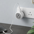 US to UK Plug Adapter, 2 in 1 USA to UK Travel Adaptor with 13A Fuse