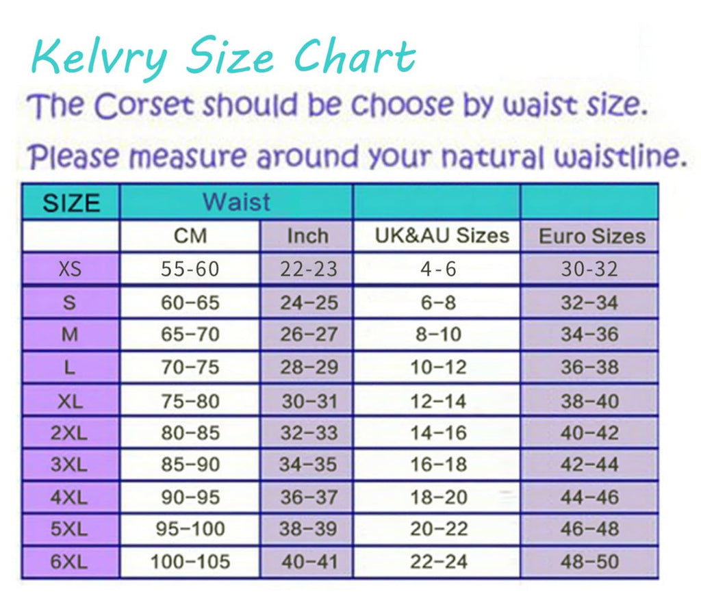 Kelvry Women's Satin Waist Cincher Lace up Boned Bustier Underbust Corset