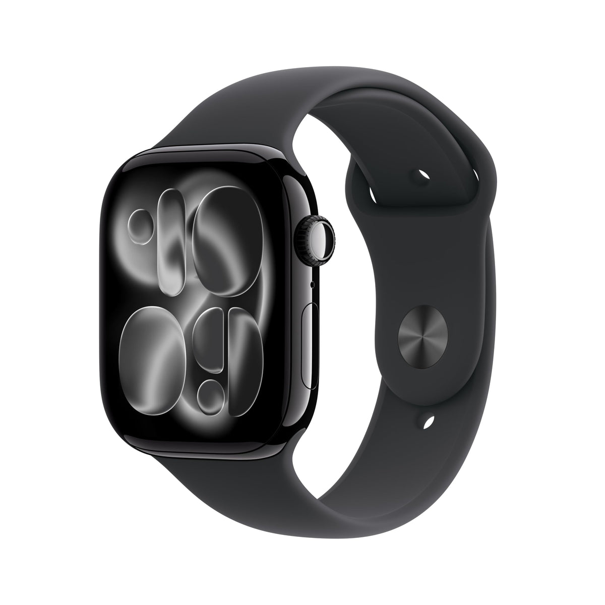 Apple Watch Series 11 GPS 42mm Smartwatch with Space Grey Aluminium Case with Black Sport Band S/M. Sleep Score, Fitness Tracker, Health Monitoring, Always-On Display, Water Resistant