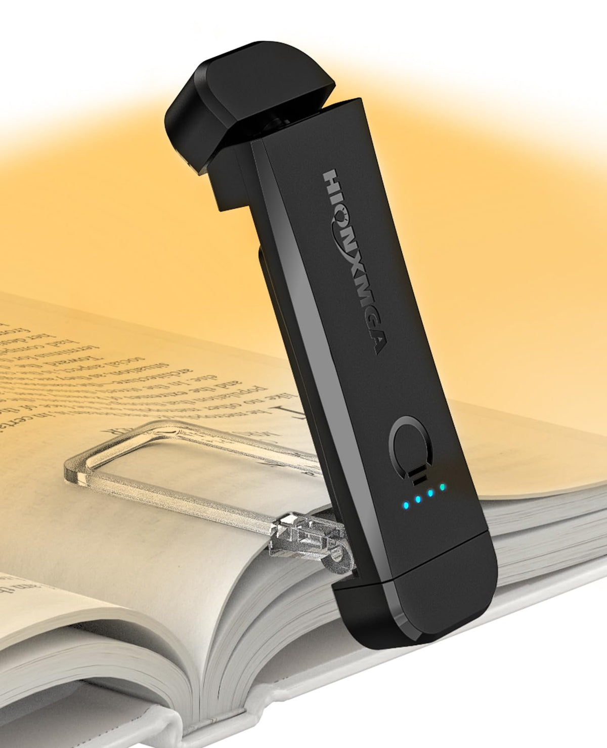 HIONXMGA Book Light,Rechargeable Reading Light for Books in Bed at Night